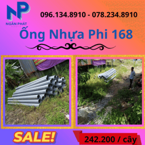 Báo Giá Ống Nhựa Phi 168 Giá Rẻ