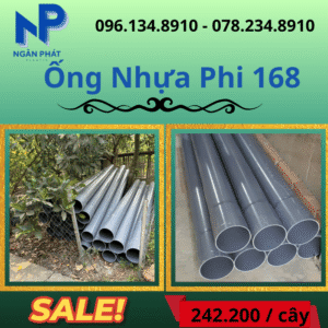 Báo Giá Ống Nhựa Phi 168 Giá Rẻ