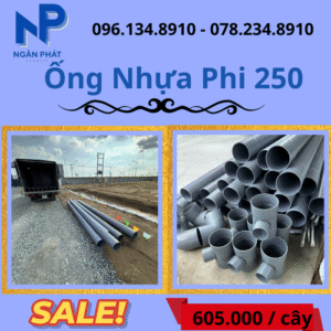 Báo Giá Ống Nhựa Phi 250 Giá Rẻ