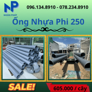 Báo Giá Ống Nhựa Phi 250 Giá Rẻ