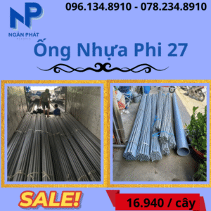 Báo Giá Ống Nhựa Phi 27 Giá Rẻ