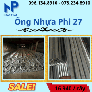 Báo Giá Ống Nhựa Phi 27 Giá Rẻ