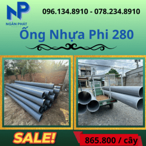 Báo Giá Ống Nhựa Phi 280 Giá Rẻ