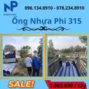 Báo Giá Ống Nhựa Phi 315 Giá Rẻ