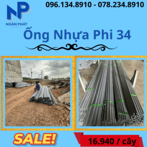Báo Giá Ống Nhựa Phi 34 Giá Rẻ