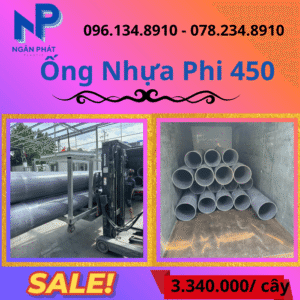 Báo Giá Ống Nhựa Phi 450 Giá Rẻ