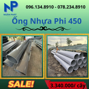 Báo Giá Ống Nhựa Phi 450 Giá Rẻ
