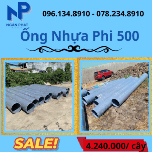 Báo Giá Ống Nhựa Phi 500 Giá Rẻ