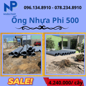 Báo Giá Ống Nhựa Phi 500 Giá Rẻ