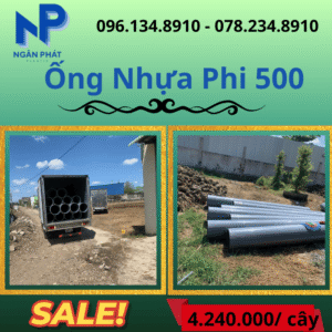 Báo Giá Ống Nhựa Phi 500 Giá Rẻ