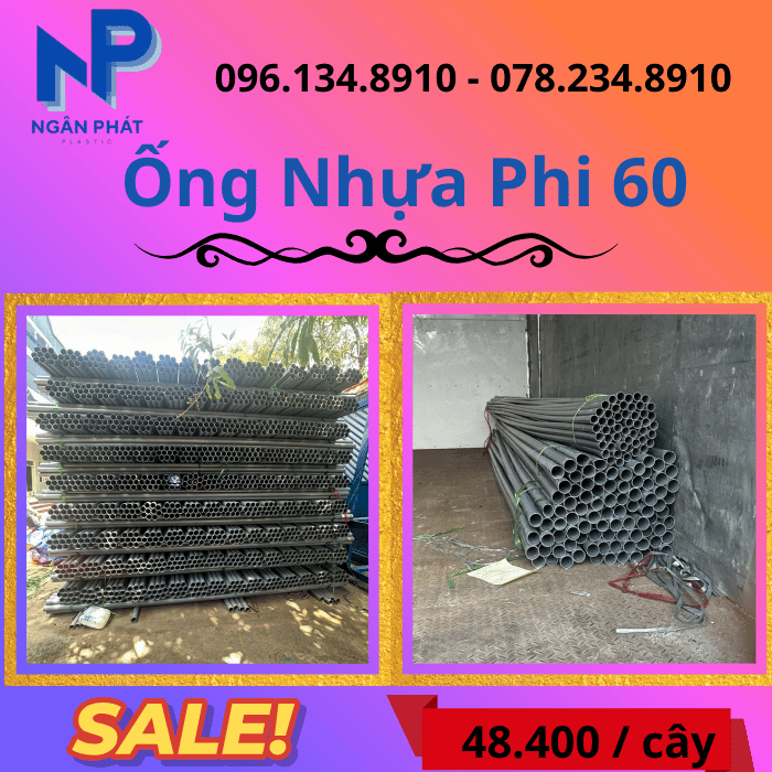 Báo Giá Ống Nhựa Phi 60 Giá Rẻ