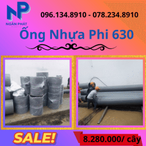 Báo Giá Ống Nhựa Phi 630 Giá Rẻ