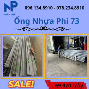 Báo Giá Ống Nhựa Phi 73 Giá Rẻ