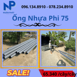 Báo Giá Ống Nhựa Phi 75 Giá Rẻ