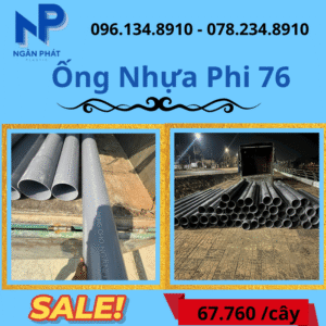 Báo Giá Ống Nhựa Phi 76 Rẻ