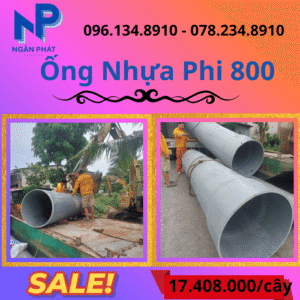 Báo Giá Ống Nhựa Phi 800 Giá Rẻ