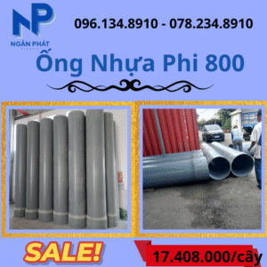Báo Giá Ống Nhựa Phi 800 Giá Rẻ