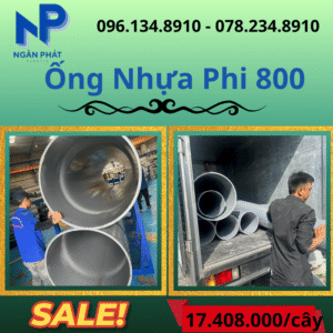 Báo Giá Ống Nhựa Phi 800 Giá Rẻ