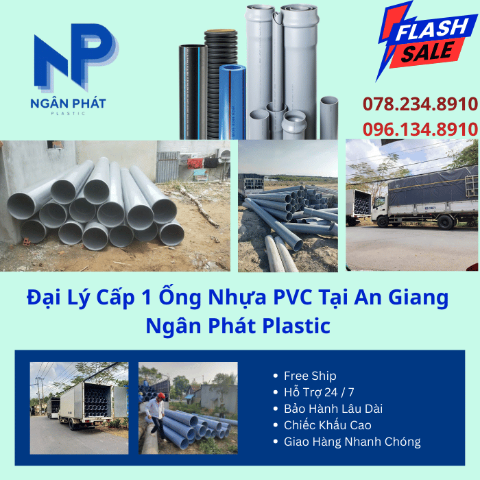 Đại Lý Cấp 1 Ống Nhựa PVC Tại An Giang