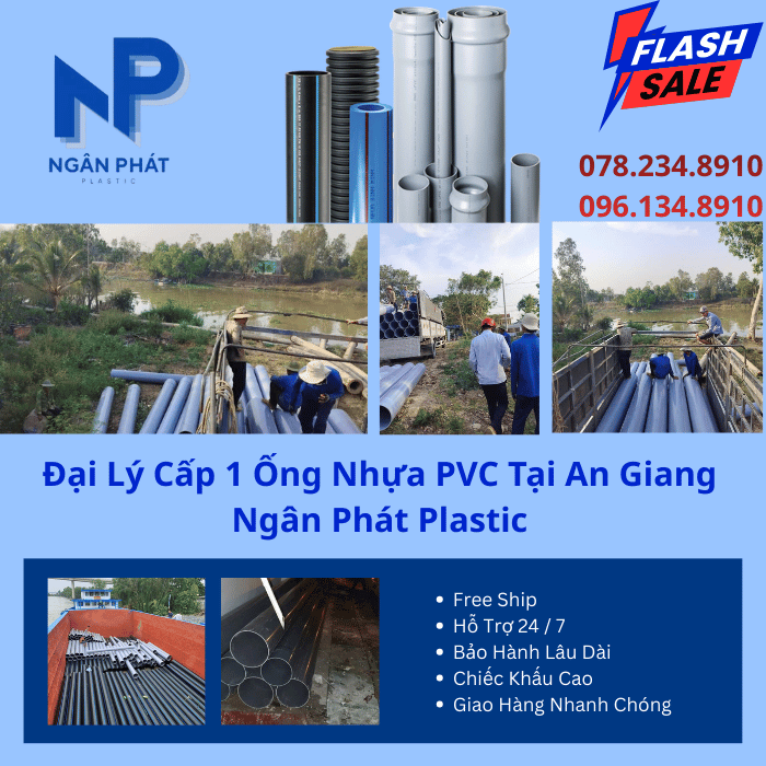 Đại Lý Cấp 1 Ống Nhựa PVC Tại An Giang