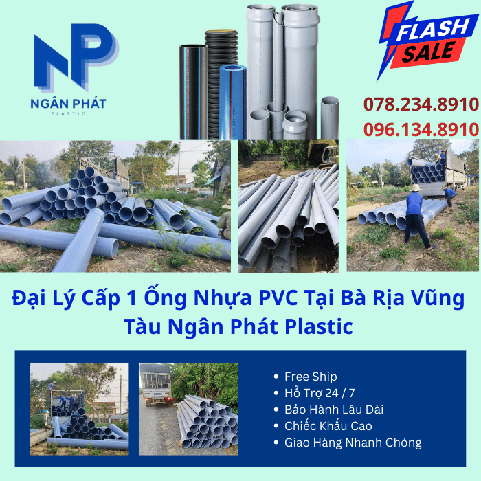 Đại Lý Cấp 1 Ống Nhựa PVC Tại Bà Rịa Vũng Tàu