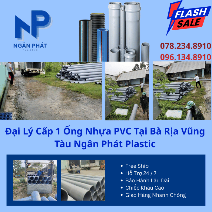Đại Lý Cấp 1 Ống Nhựa PVC Tại Bà Rịa Vũng Tàu