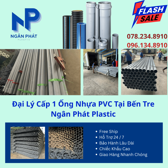 Đại Lý Cấp 1 Ống Nhựa PVC Tại Bến Tre