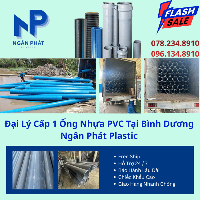 Đại Lý Cấp 1 Ống Nhựa PVC Tại Bình Dương
