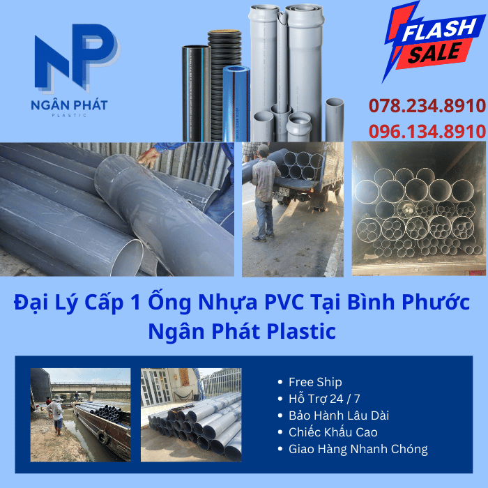 Đại Lý Cấp 1 Ống Nhựa PVC Tại Bình Phước