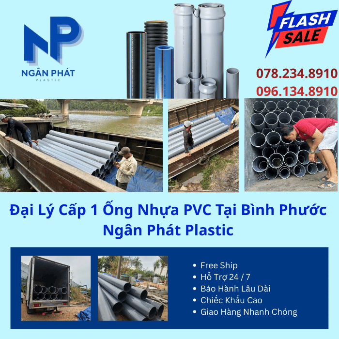 Đại Lý Cấp 1 Ống Nhựa PVC Tại Bình Phước