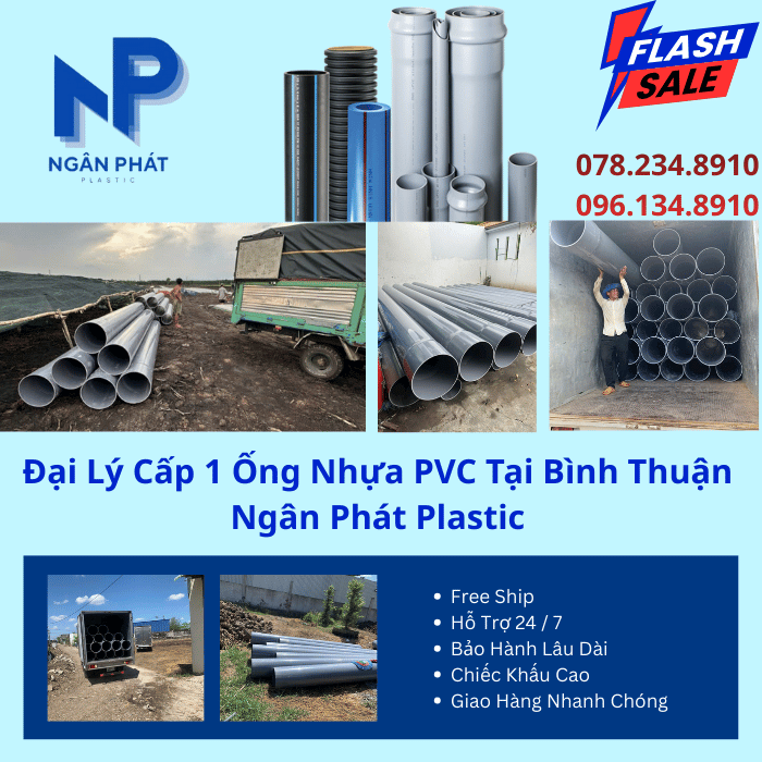 Đại Lý Cấp 1 Ống Nhựa PVC Tại Bình Thuận