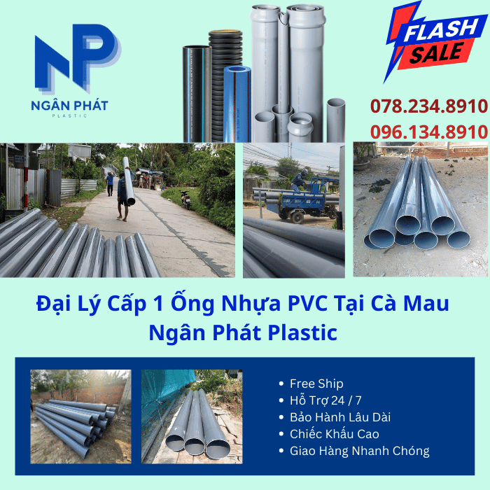 Đại Lý Cấp 1 Ống Nhựa PVC Tại Cà Mau