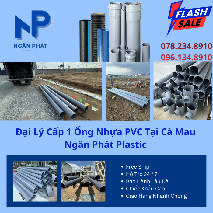 Đại Lý Cấp 1 Ống Nhựa PVC Tại Cà Mau