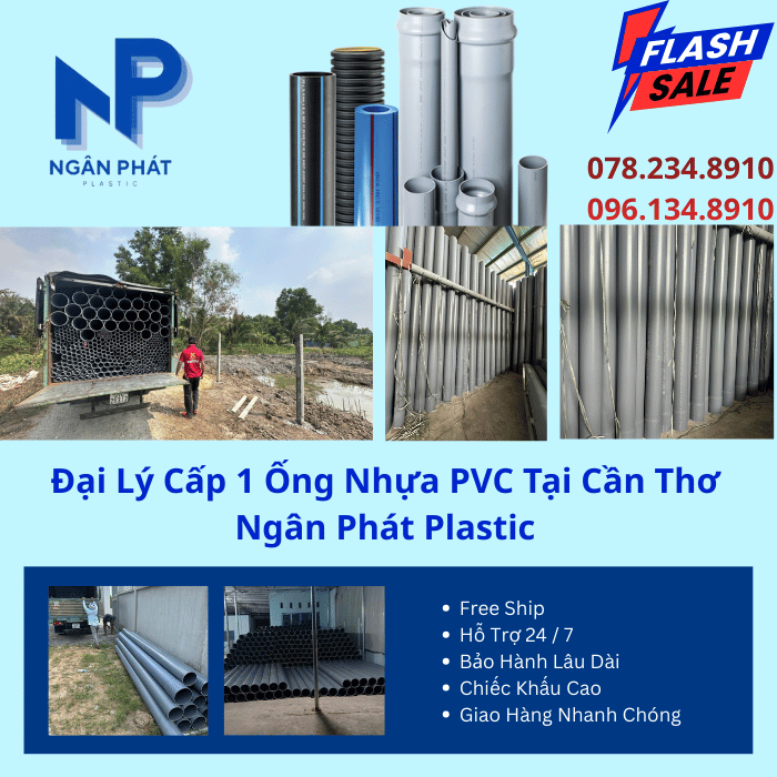 Đại Lý Cấp 1 Ống Nhựa PVC Tại Cần Thơ