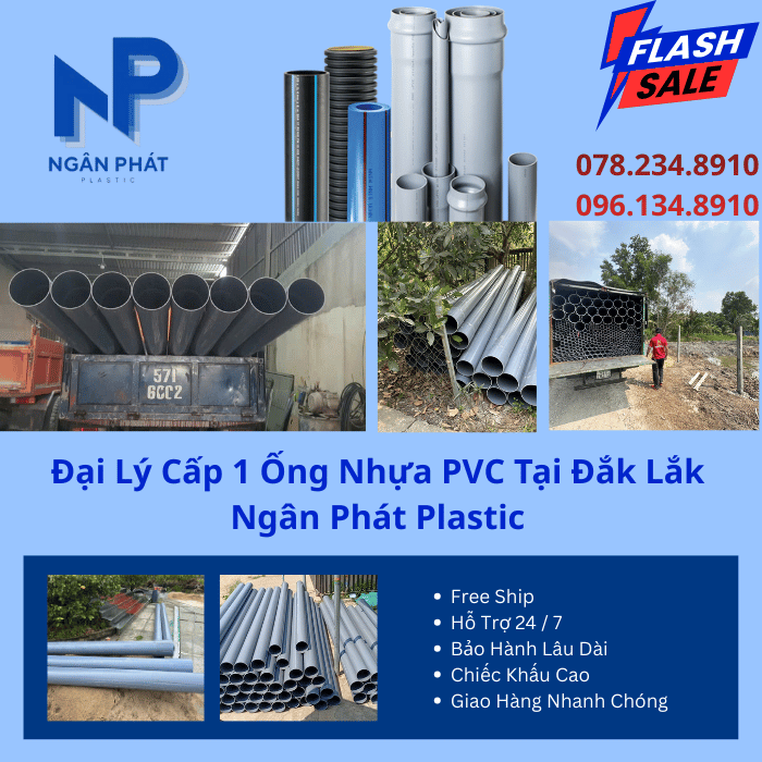 Đại Lý Cấp 1 Ống Nhựa PVC Tại Đắk Lắk