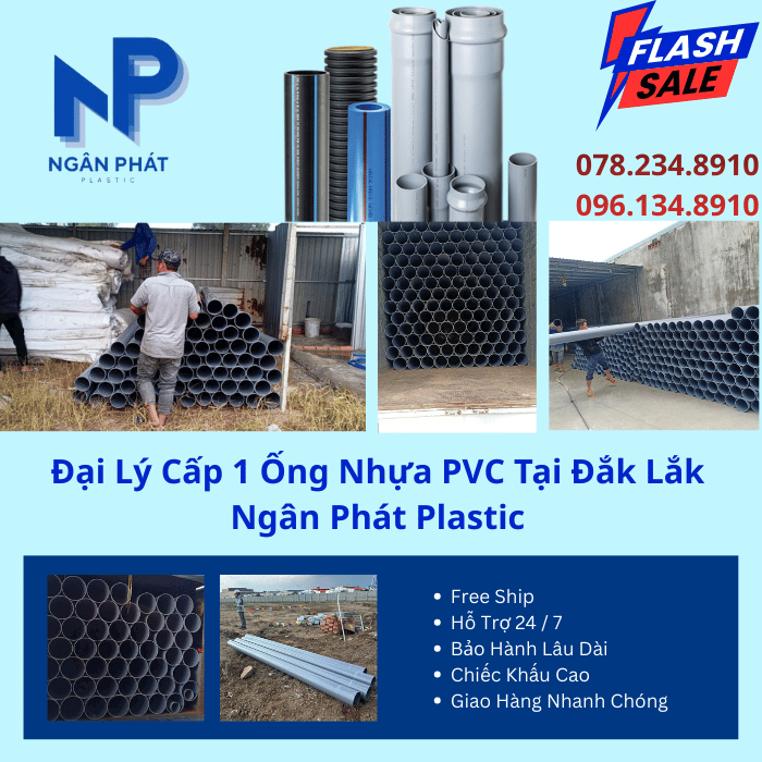 Đại Lý Cấp 1 Ống Nhựa PVC Tại Đắk Lắk
