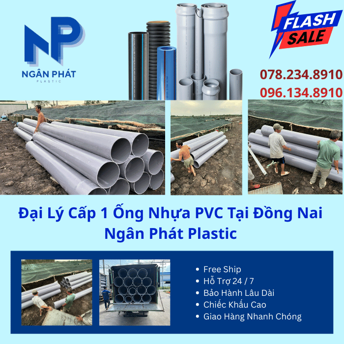 Đại Lý Cấp 1 Ống Nhựa PVC Tại Đồng Nai