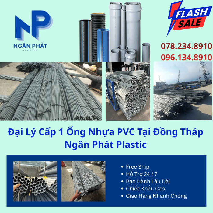 Đại Lý Cấp 1 Ống Nhựa PVC Tại Đồng Tháp