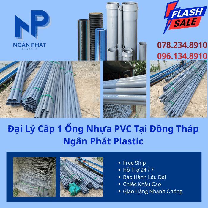 Đại Lý Cấp 1 Ống Nhựa PVC Tại Đồng Tháp