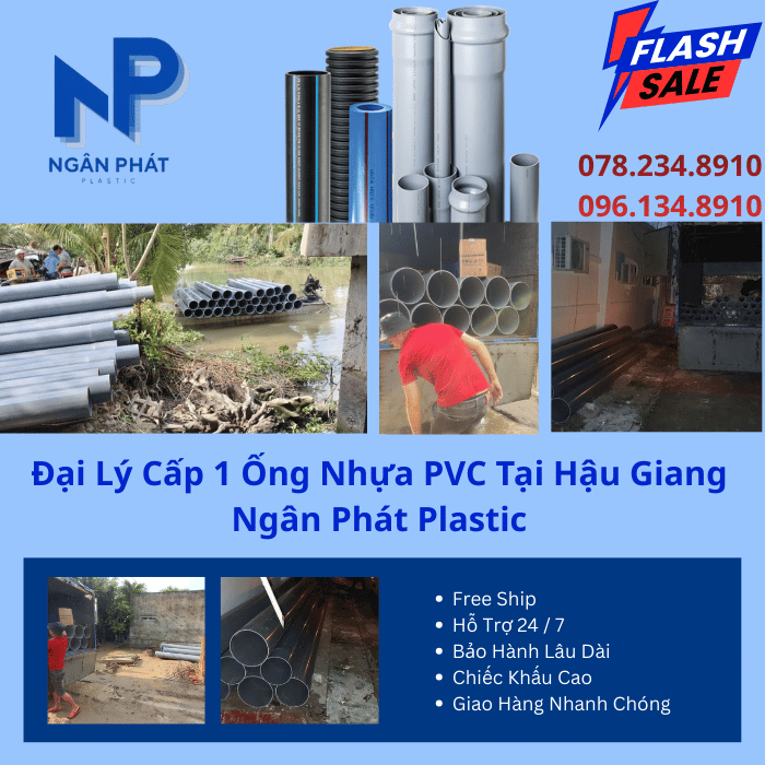 Đại Lý Cấp 1 Ống Nhựa PVC Tại Hậu Giang