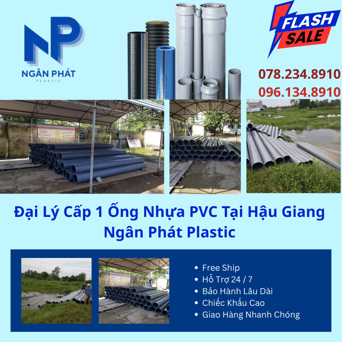 Đại Lý Cấp 1 Ống Nhựa PVC Tại Hậu Giang