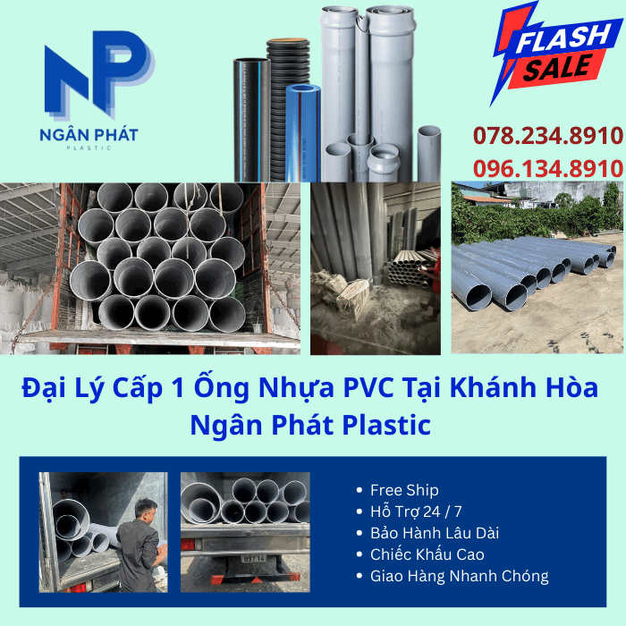 Đại Lý Cấp 1 Ống Nhựa PVC Tại Khánh Hòa Ngân Phát Plastic