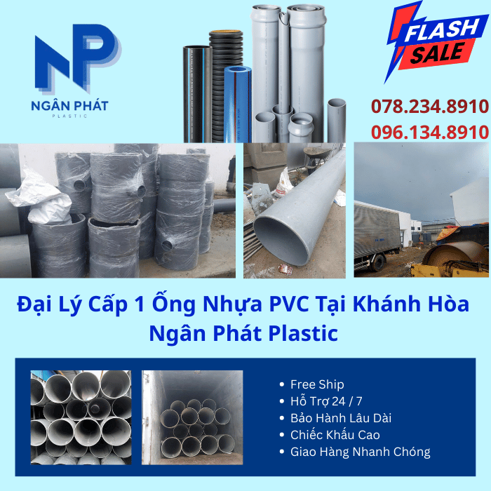 Đại Lý Cấp 1 Ống Nhựa PVC Tại Khánh Hòa Ngân Phát Plastic