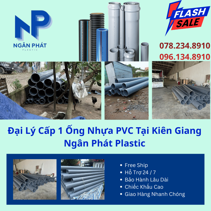 Đại Lý Cấp 1 Ống Nhựa PVC Tại Kiên Giang