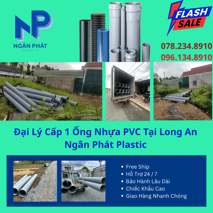 Đại Lý Cấp 1 Ống Nhựa PVC Tại Long An