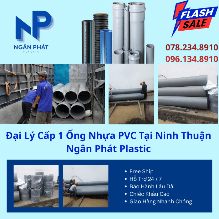 Đại Lý Cấp 1 Ống Nhựa PVC Tại Ninh Thuận