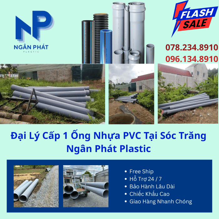 Đại Lý Cấp 1 Ống Nhựa PVC Tại Sóc Trăng