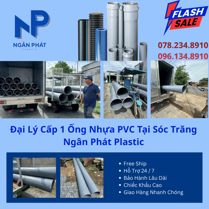 Đại Lý Cấp 1 Ống Nhựa PVC Tại Sóc Trăng