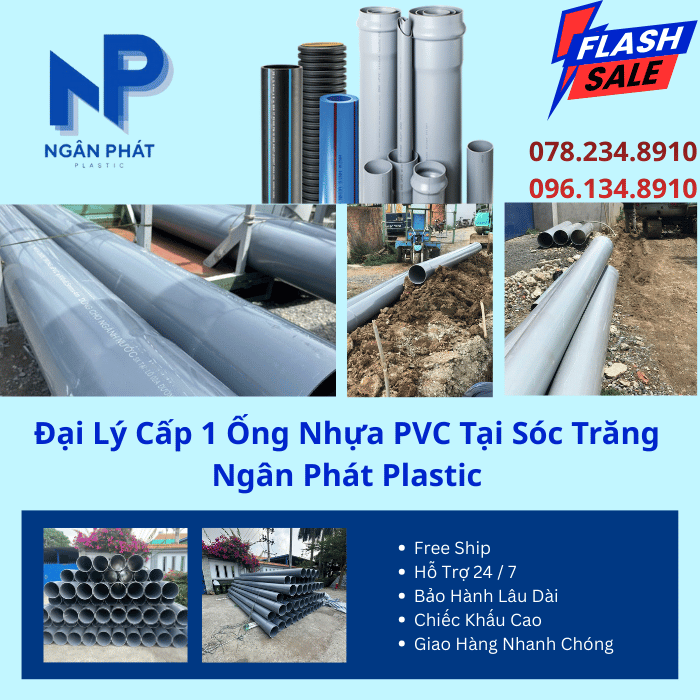 Đại Lý Cấp 1 Ống Nhựa PVC Tại Sóc Trăng