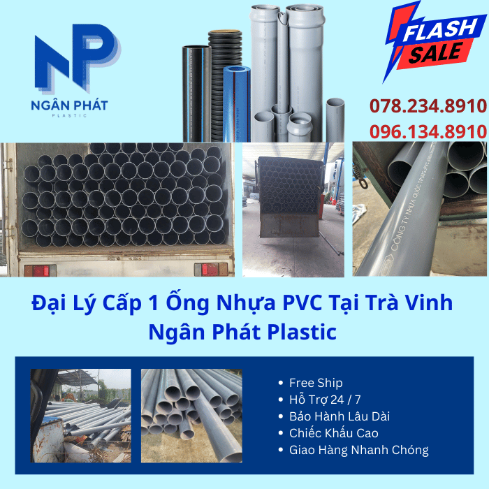 Đại Lý Cấp 1 Ống Nhựa PVC Tại Trà Vinh
